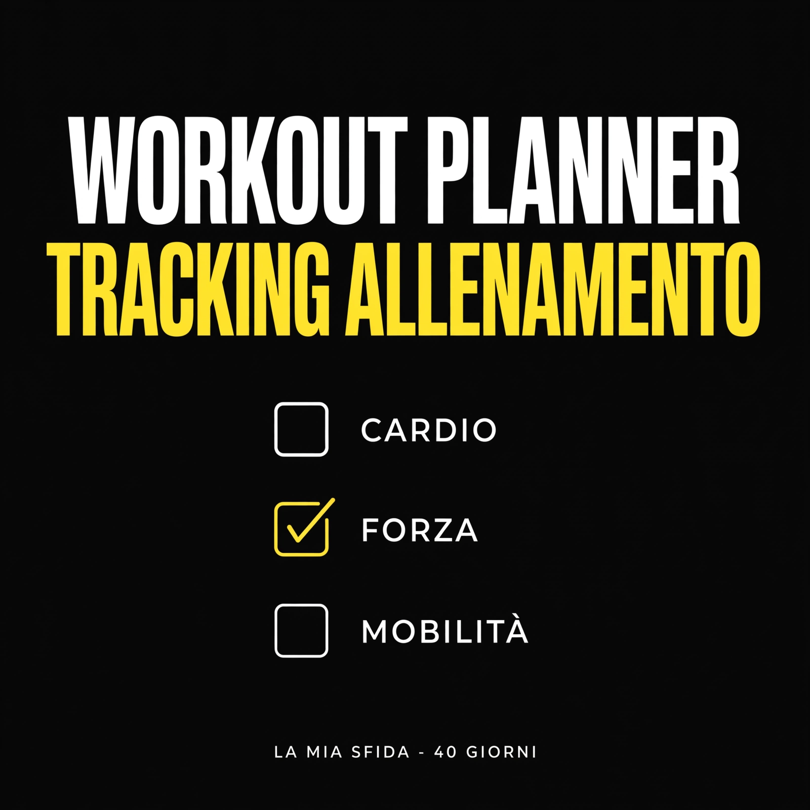 Tracking allenamento